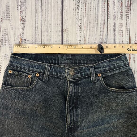 Vintage Levi’s 550 Women’s Jeans 13 28x30 Faded Black USA Relaxed Tapered - Picture 8 of 11